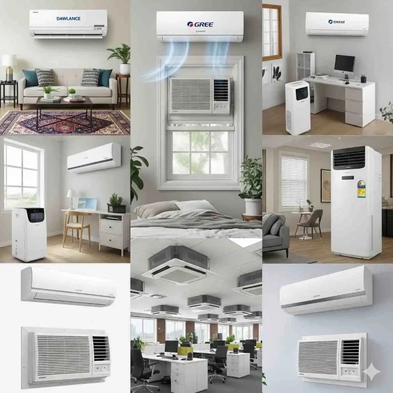 Type of air conditioners